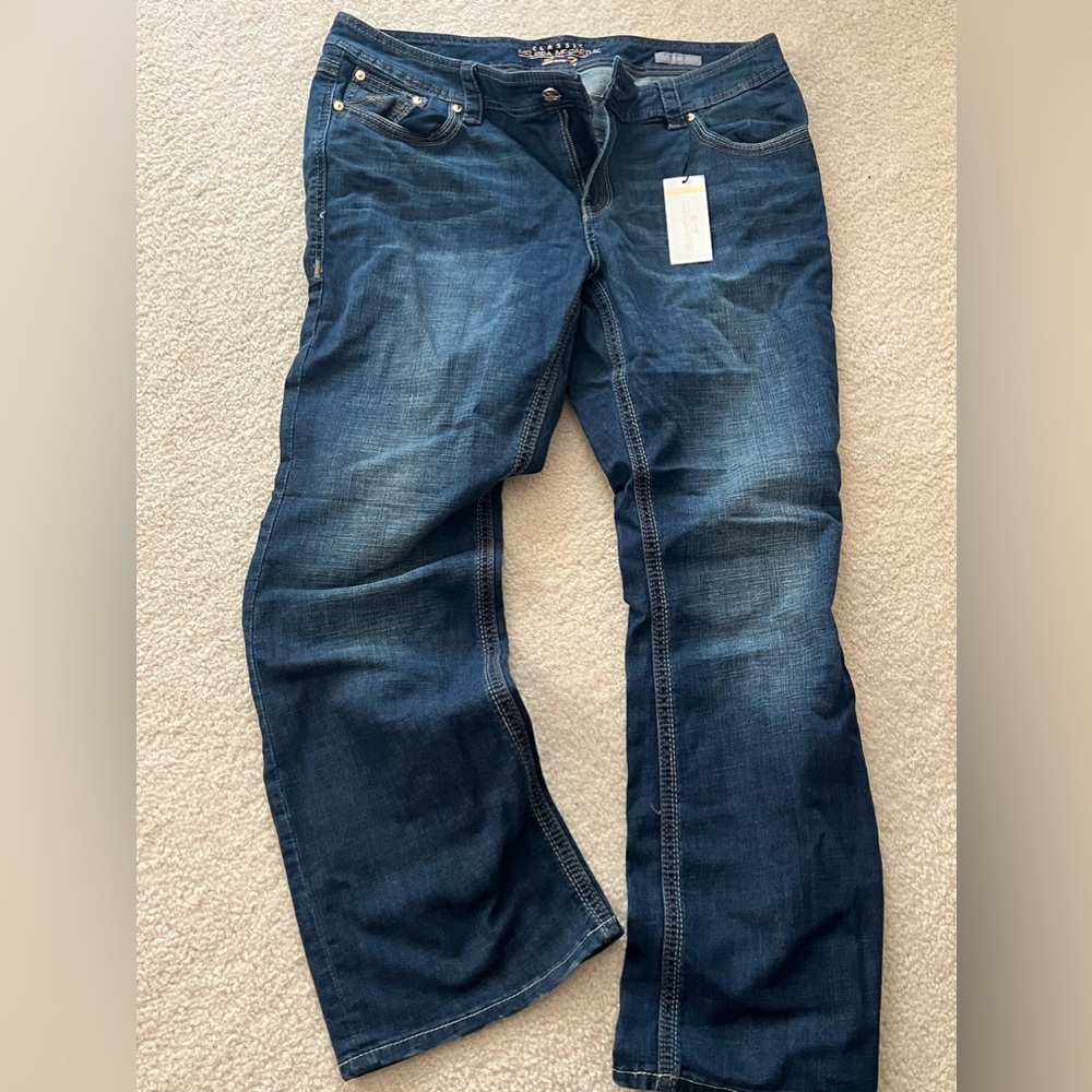 Melissa McCarthy Dark Rinse Jeans